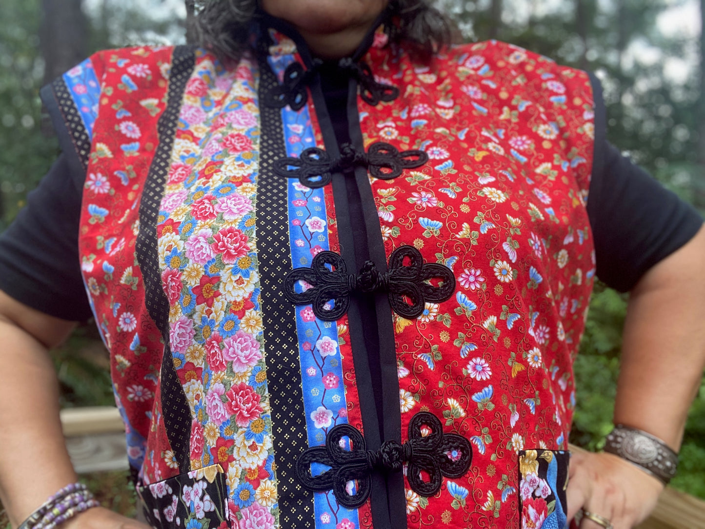 Red Dragon Quilted Vest PDF Sewing Pattern, NEW!