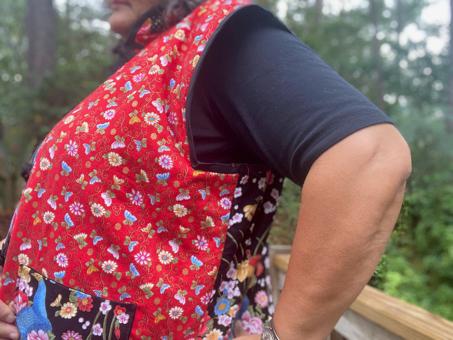 Red Dragon Quilted Vest PDF Sewing Pattern, NEW!