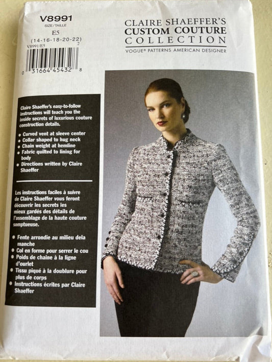 Essential French Jacket Couture Sewing Class, Online Only