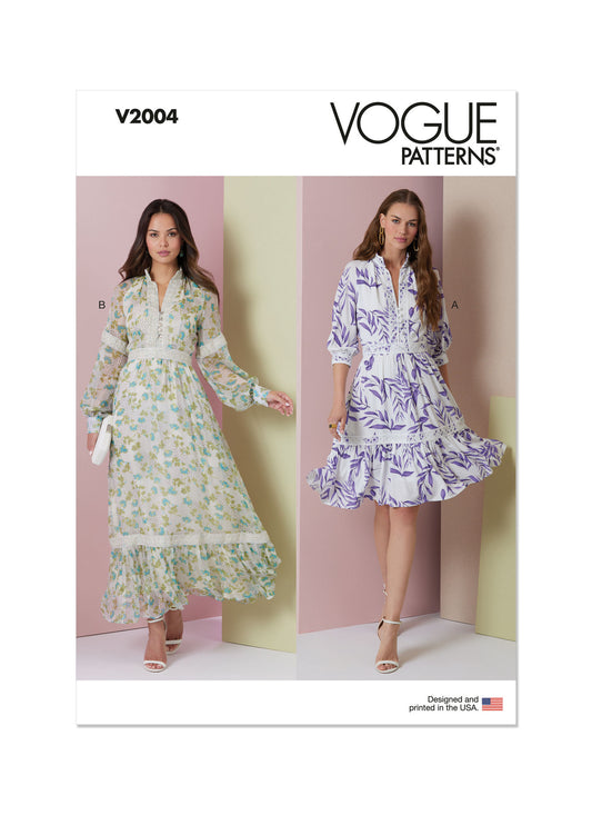 Intro to Sewing Designer Dresses - Vogue 2004