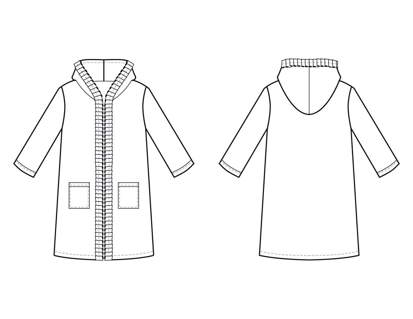 Pearl Jacket Robe PDF Sewing Pattern