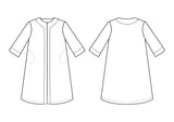 Jasmine Zip Front Robe Pattern - Digital Download (PDF)
